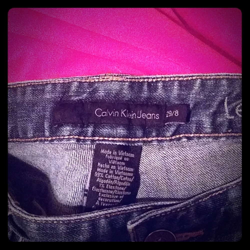 Calvin Klein boot leg jeans